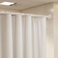 Shower Curtain Rail Extendable Tension Rod 270cm Extra Long Black Pole Bar Unbranded
