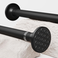 Shower Curtain Rail Extendable Tension Rod 270cm Extra Long Black Pole Bar Unbranded