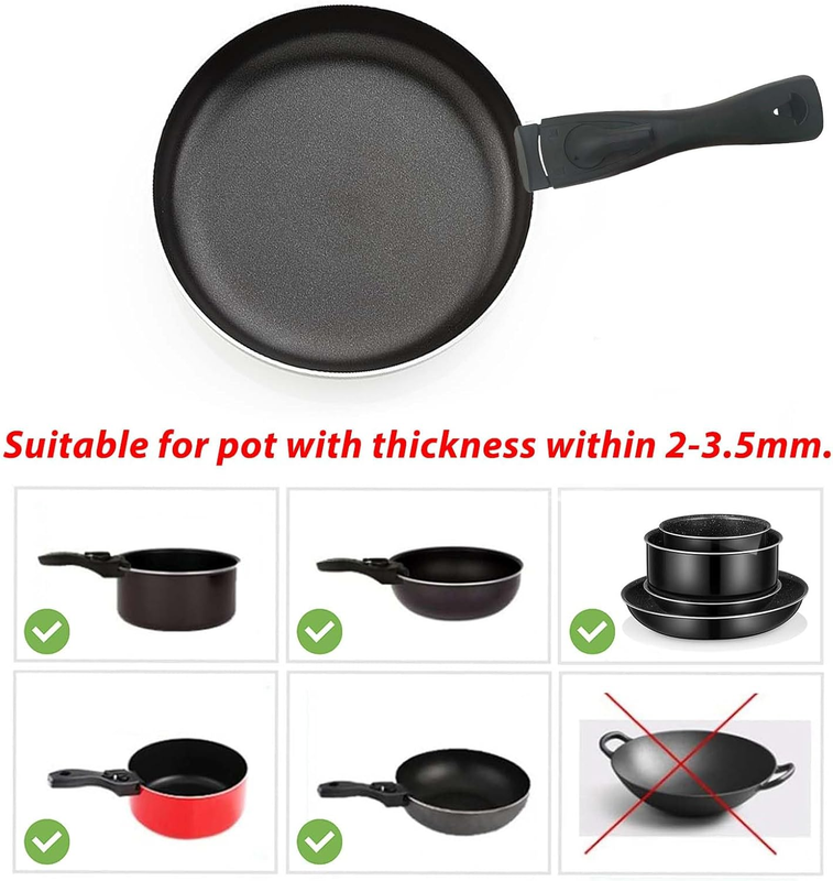 Removable Handle Detachable Universal Replacement Pot Pan Anti Scalding Unbranded