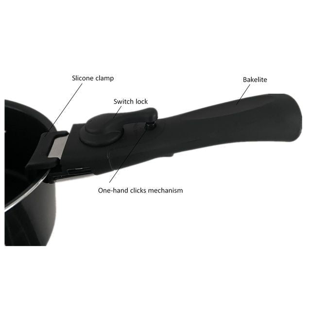 Removable Handle Detachable Universal Replacement Pot Pan Anti Scalding Unbranded