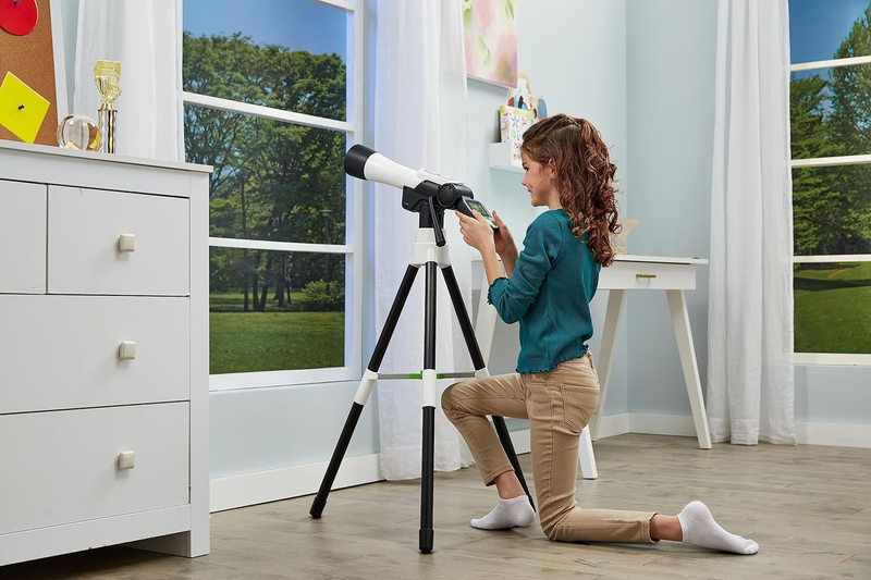 Kids Telescope Astronomy Learning Toy NASA Images Tripod Star Gazing LeapFrog LeapFrog