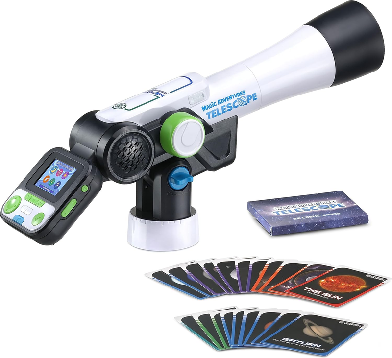 Kids Telescope Astronomy Learning Toy NASA Images Tripod Star Gazing LeapFrog LeapFrog