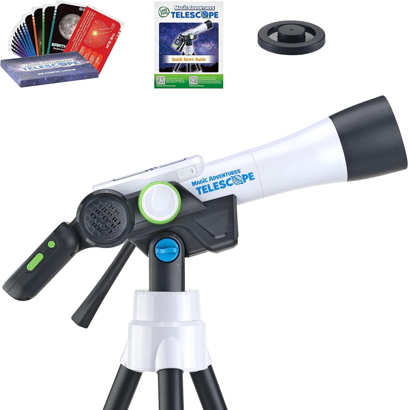 Kids Telescope Astronomy Learning Toy NASA Images Tripod Star Gazing LeapFrog LeapFrog