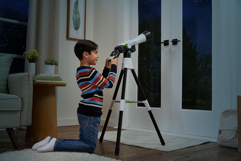 Kids Telescope Astronomy Learning Toy NASA Images Tripod Star Gazing LeapFrog LeapFrog