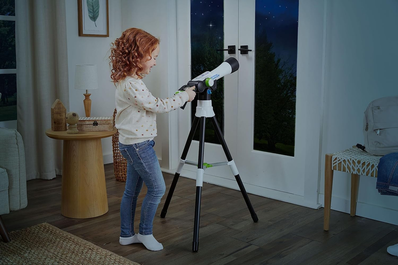 Kids Telescope Astronomy Learning Toy NASA Images Tripod Star Gazing LeapFrog LeapFrog