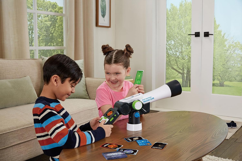 Kids Telescope Astronomy Learning Toy NASA Images Tripod Star Gazing LeapFrog LeapFrog