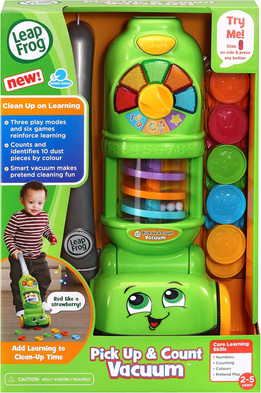 Kids Toy Vacuum Cleaner Counting Learning Lights Role Play Toddler LeapFrog Pick LeapFrog/ Leapster