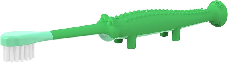 Toddler Toothbrush Soft Bristles Kids Training Crocodile Green Dr Browns Oral Dr Brown's
