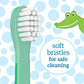 Toddler Toothbrush Soft Bristles Kids Training Crocodile Green Dr Browns Oral Dr Brown's