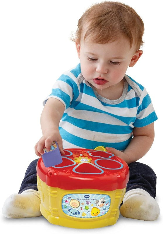 Baby Musical Drum Sorter Learning Interactive Toddler Toy VTech Discover Playset VTech