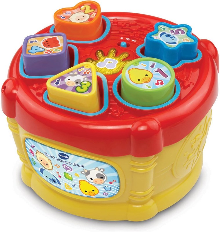 Baby Musical Drum Sorter Learning Interactive Toddler Toy VTech Discover Playset VTech