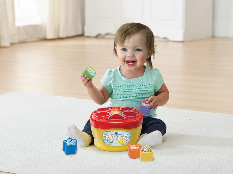 Baby Musical Drum Sorter Learning Interactive Toddler Toy VTech Discover Playset VTech