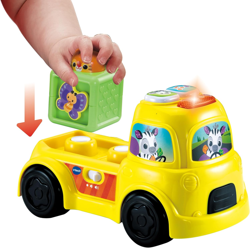 Baby Learning Truck Shape Sorter Sensory Interactive Motor Skills VTech Pop Bloc VTech