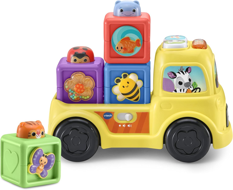 Baby Learning Truck Shape Sorter Sensory Interactive Motor Skills VTech Pop Bloc VTech