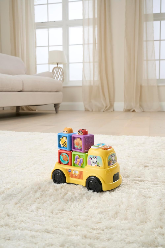 Baby Learning Truck Shape Sorter Sensory Interactive Motor Skills VTech Pop Bloc VTech