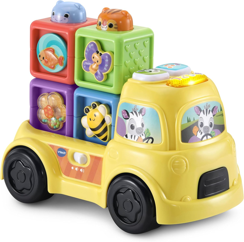 Baby Learning Truck Shape Sorter Sensory Interactive Motor Skills VTech Pop Bloc VTech