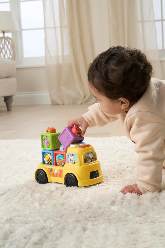Baby Learning Truck Shape Sorter Sensory Interactive Motor Skills VTech Pop Bloc VTech