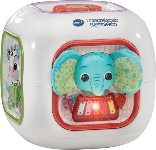 Baby Sensory Musical Cube Interactive Learning Nursery Rhymes Toy VTech Sounds K VTech