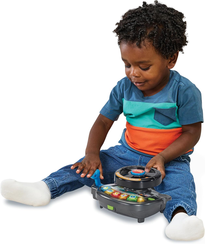 Ride On Tractor Push Mower Interactive Toddler Toy Driver Panel VTech Grow Kids VTech
