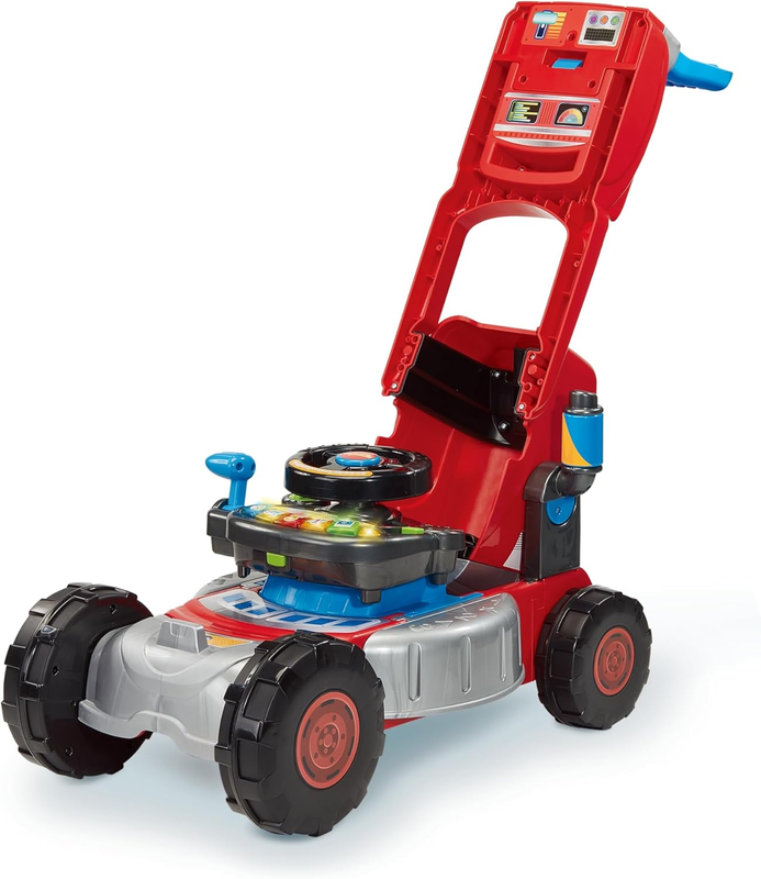 Ride On Tractor Push Mower Interactive Toddler Toy Driver Panel VTech Grow Kids VTech