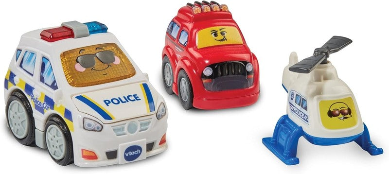 Police Station Playset Car Track Vehicles Lights Sounds Toddler VTech Toot Drive VTech