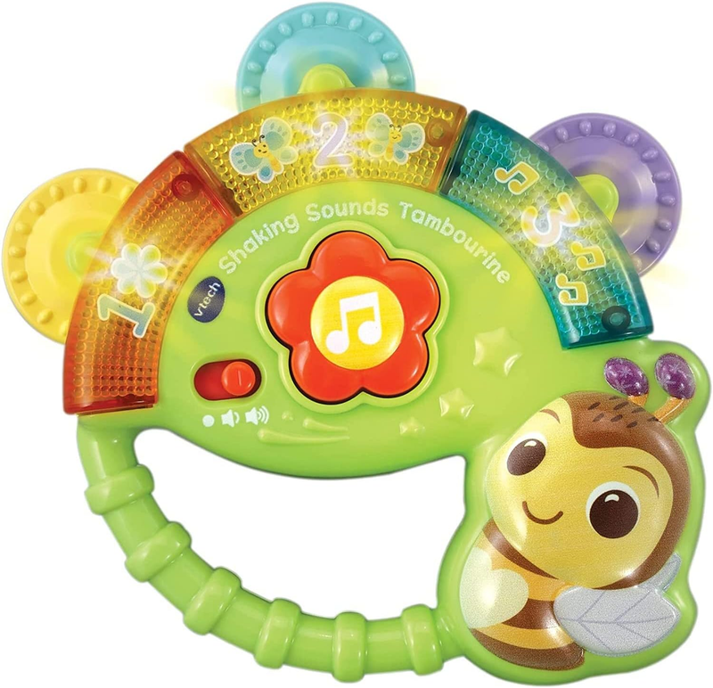 Baby Tambourine Musical Sensory Lights Interactive Learning Toy VTech Shaking