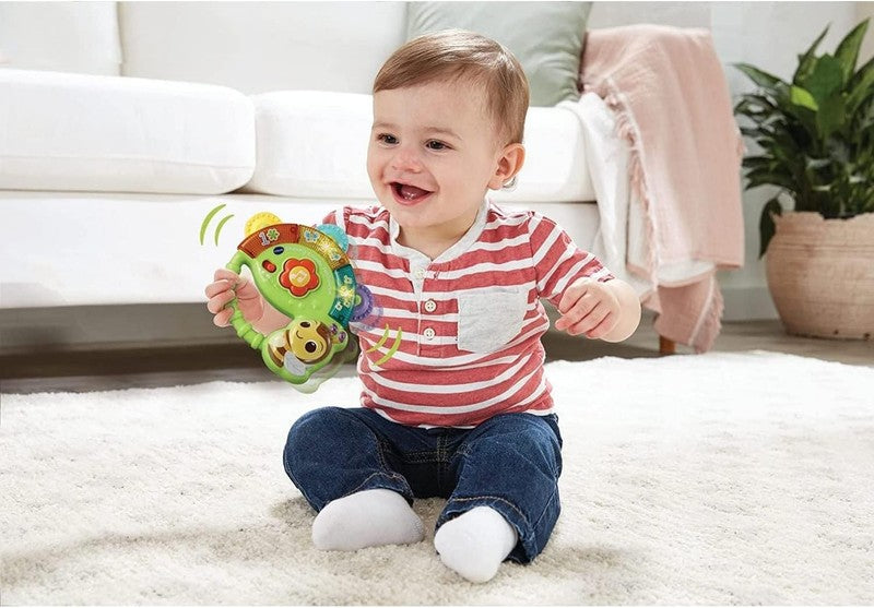 Baby Tambourine Musical Sensory Lights Interactive Learning Toy VTech Shaking