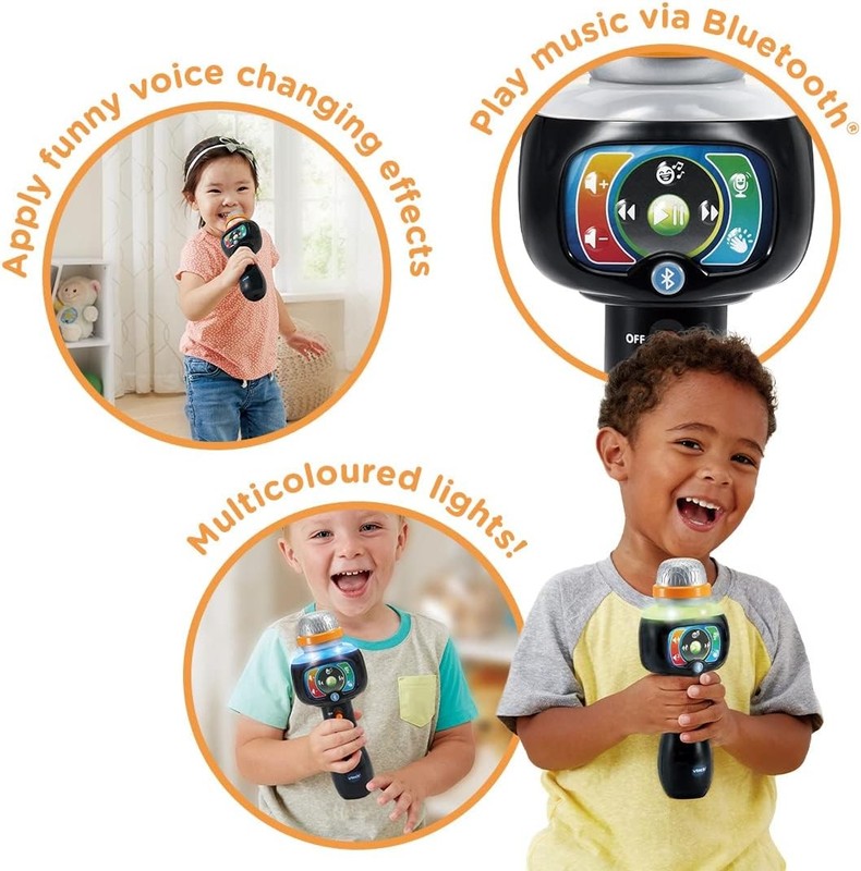 Kids Microphone Musical Karaoke Singing Interactive Sound Effects VTech Toy Fun VTech