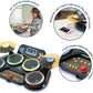 Electronic Drum Kit Bluetooth Musical Instrument Lights Sticks VTech DJ Drums VTech