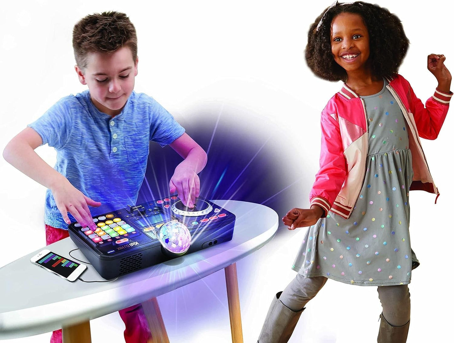 VTech KidiDJ Mixer Kids Music Lights Effects Educational Interactive Toy AgesSix VTech