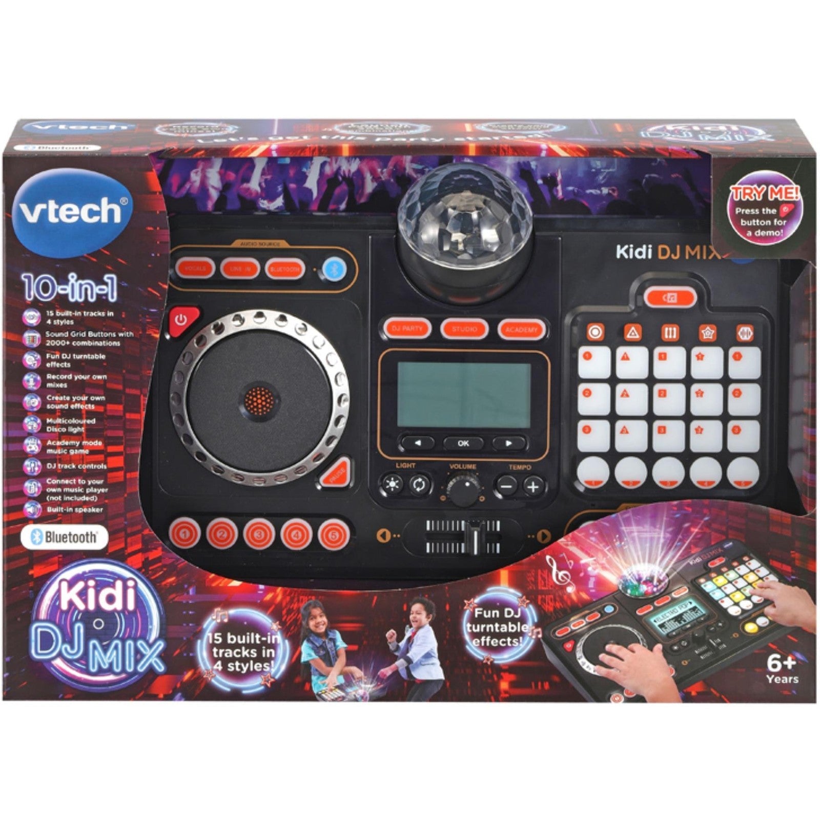 VTech KidiDJ Mixer Kids Music Lights Effects Educational Interactive Toy AgesSix VTech