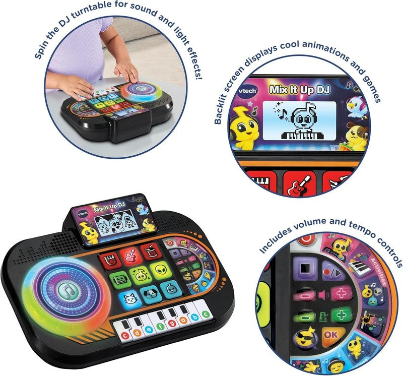 DJ Mixer Kids VTech Lights Sounds Interactive Buttons Educational Music Toy Age VTech