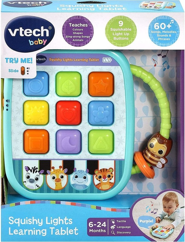 Baby Learning Tablet Sensory Lights VTech Squishy Sounds Toy English Fun 6m+ VTech