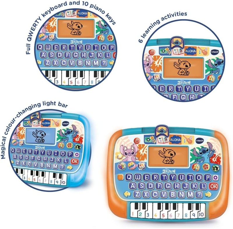 Kids Learning Tablet VTech Stitch Educational Toy Reading Maths Music Games Funs VTech