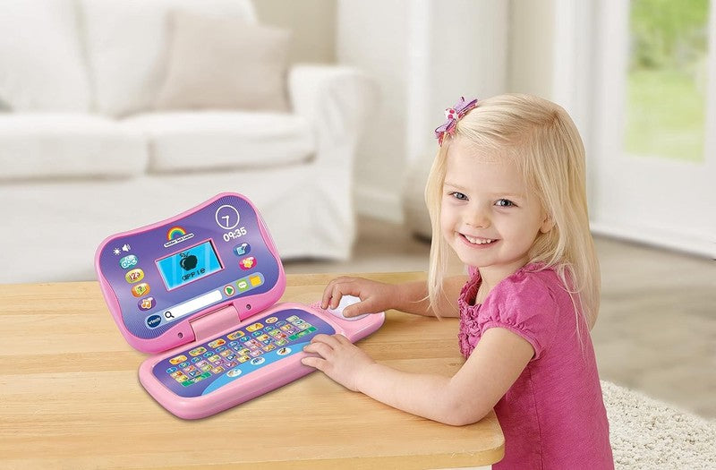 Learning Laptop Pink VTech Toddler Educational Computer Alphabet Games Music VTech