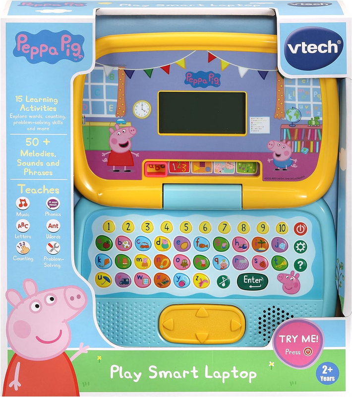 VTech Peppa Pig Laptop Kids Learning Letters Numbers Educational AgeRange TwoSix VTech