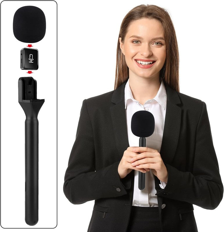 Microphone Holder Adapter Mount Stand Wireless Interview fits DJI Rode Hollyland Unbranded