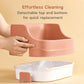 Rabbit Litter Box Corner Bunny Toilet Tray Medium Small Pets Guinea Pig Pink Unbranded