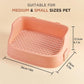 Rabbit Litter Box Corner Bunny Toilet Tray Medium Small Pets Guinea Pig Pink Unbranded