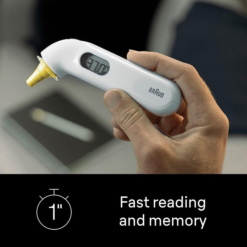 Braun ThermoScan 3 Ear Thermometer Digital Fast 1 Second Baby Infant IRT3030 Pro Braun