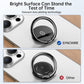 Phone Ring Holder 360 Adjustable Finger Grip Stand Universal Black Mobile Loop Unbranded
