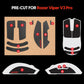 Mouse Grip Tape Anti Slip Sweat Absorbing Gaming SUPERGRIP Xlite V3 Large Pads Unbranded