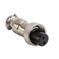 GX12 2Pin 12Mm Aviation Plug Male Female Metal Socket Connector 2Pc