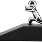Door Stopper Non Slip Rubber Zinc Alloy Holder Heavy Duty Home Office Safety Does not apply