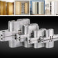 Invisible Folding Door Hinge Zinc Alloy Concealed Cross Hidden Furniture 94mmSet Unbranded