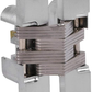 Invisible Folding Door Hinge Zinc Alloy Concealed Cross Hidden Furniture 94mmSet Unbranded