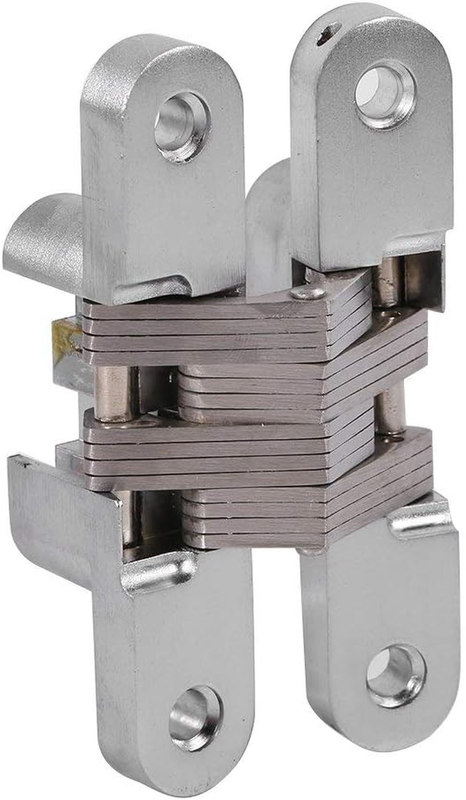 Invisible Folding Door Hinge Zinc Alloy Concealed Cross Hidden Furniture 94mmSet Unbranded