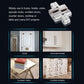 Invisible Folding Door Hinge Zinc Alloy Concealed Cross Hidden Furniture 94mmSet Unbranded
