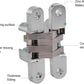 Invisible Folding Door Hinge Zinc Alloy Concealed Cross Hidden Furniture 94mmSet Unbranded