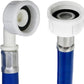 Universal Washing Machine Dishwasher Inlet Hose 2.5m Extra Long Cold Water Blue Unbranded
